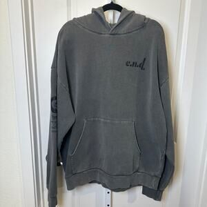 Independent Trading Co Emos Not Dead Hoodie XL Gray Sad Until The End Streetwear